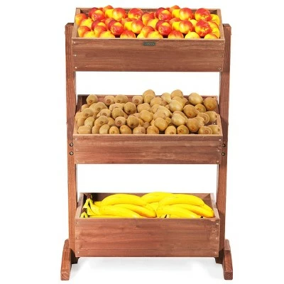 Costway 3-Tier Raised Garden Bed Vertical Freestanding Elevated Planter Patio Balcony 7 Costway 3-Tier Raised Garden Bed Vertical Freestanding Elevated Planter Patio Balcony - Image 5