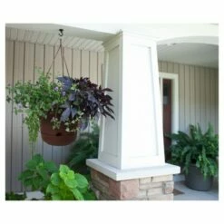 Lucca Self Watering Hanging Basket - Bloem Black