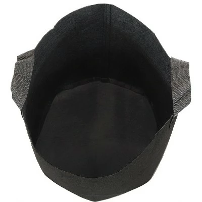 Sunnydaze Decor Sunnydaze 3-Gallon Garden Grow Bag with Handles Non-Woven Polypropylene Fabric, Black, 5pc 6 Sunnydaze Decor Sunnydaze 3-Gallon Garden Grow Bag with Handles Non-Woven Polypropylene Fabric, Black, 5pc - Image 4