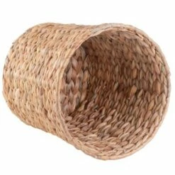 Vintiquewise Natural Water Hyacinth Round Waste Basket - For Bathrooms, Bedrooms, or Offices -Cheap Planters Store unnamed file 1945
