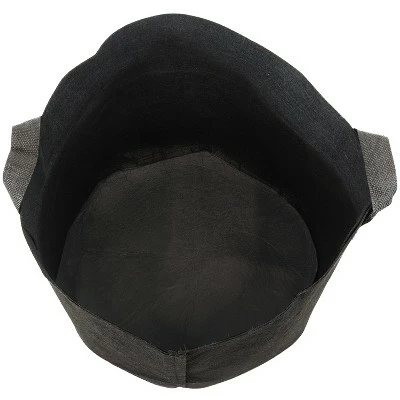 Sunnydaze Decor Sunnydaze 10-Gallon Garden Grow Bag with Handles Non-Woven Polypropylene Fabric, Black 6 Sunnydaze Decor Sunnydaze 10-Gallon Garden Grow Bag with Handles Non-Woven Polypropylene Fabric, Black - Image 4