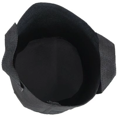 Sunnydaze Decor Sunnydaze 2-Gallon Garden Grow Bag with Handles Nonwoven Polypropylene Fabric, Black, 10pc 5 Sunnydaze Decor Sunnydaze 2-Gallon Garden Grow Bag with Handles Nonwoven Polypropylene Fabric, Black, 10pc - Image 4