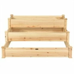 Costway 3 Tier Wooden Raised Garden Bed Planter Kit Outdoor Grow Flower Vegetables -Cheap Planters Store unnamed file 207