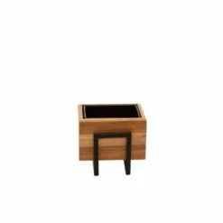 Set of 2 Wood/Metal Square Planters Brown/Black - Sagebrook Home -Cheap Planters Store unnamed file 2124