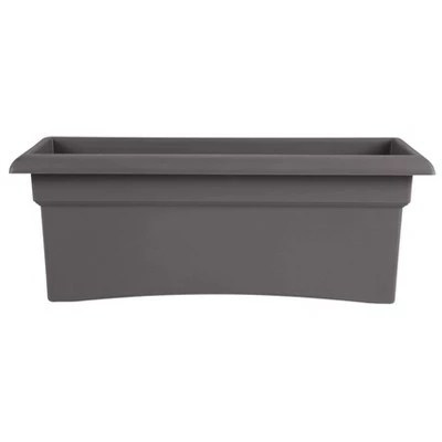 26" x 11" Veranda Rectangular Window Deck Box Planter - Bloem Terra Cotta 10 26" x 11" Veranda Rectangular Window Deck Box Planter - Bloem Terra Cotta - Image 8