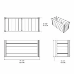 Vita Urbana Small Parklette Rectangular Planter - New England Arbors Slate 13 Vita Urbana Small Parklette Rectangular Planter - New England Arbors Slate -Cheap Planters Store unnamed file 2222