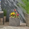 11.25" Kaden Lightweight Concrete Square Patio Planter - Christopher Knight Home -Cheap Planters Store unnamed file 2271