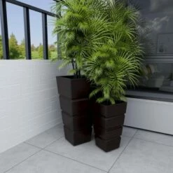 Olivia & May Set of 3 Contemporary Rectangular Iron Planters Brown - Olivia & May -Cheap Planters Store unnamed file 2286