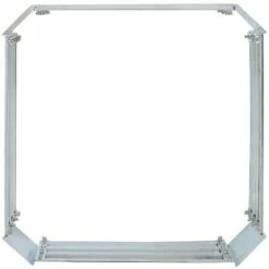 Sunnydaze Decor Sunnydaze Corrugated Galvanized Steel Raised Garden Bed for Plants, Vegetables, and Flowers - 24" Square x 12" H - Silver -Cheap Planters Store unnamed file 232