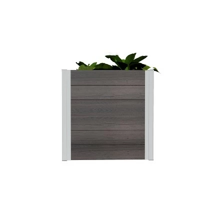 Vita Urbana Cube Square Planter - New England Arbors Espresso 12 Vita Urbana Cube Square Planter - New England Arbors Espresso - Image 10
