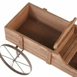 The Lakeside Collection Lakeside Wooden Country Planter Wagon with 2 Planting Sections -Cheap Planters Store unnamed file 2338