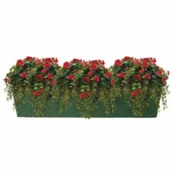 8" Rectangular Trough Planter - Green Granite - Emsco