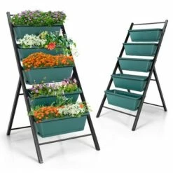 Costway 2PCS 5-Tier Vertical Raised Garden Bed Elevated Planter 5 Container Box 23 Costway 2PCS 5-Tier Vertical Raised Garden Bed Elevated Planter 5 Container Box -Cheap Planters Store unnamed file 2424
