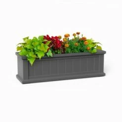 Cape Cod Window Box Graphite Gray - Mayne