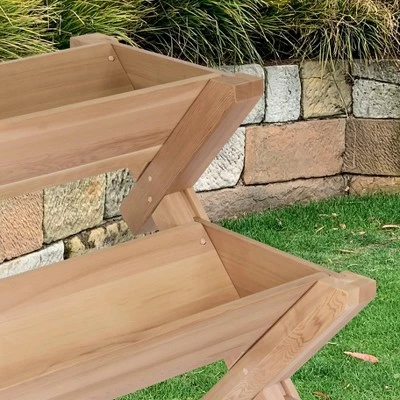 3 Tier Rectangular Planter Brown - Merry Products 9 3 Tier Rectangular Planter Brown - Merry Products - Image 7