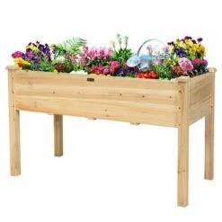 Costway Wooden Raised Vegetable Garden Bed Elevated Grow Vegetable Planter 19 Costway Wooden Raised Vegetable Garden Bed Elevated Grow Vegetable Planter -Cheap Planters Store unnamed file 247