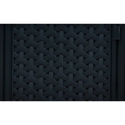 Ultimate Innovations Square Self-Watering Tower with Trellis Teal 5 Ultimate Innovations Square Self-Watering Tower with Trellis Teal - Image 3