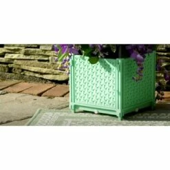 Ultimate Innovations Square Self-Watering Tower with Trellis Teal 17 Ultimate Innovations Square Self-Watering Tower with Trellis Teal -Cheap Planters Store unnamed file 2476