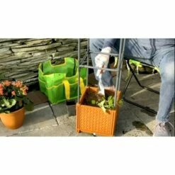 Ultimate Innovations Square Self-Watering Tower with Trellis Teal 18 Ultimate Innovations Square Self-Watering Tower with Trellis Teal -Cheap Planters Store unnamed file 2477