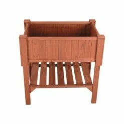 Rectangular Raised Rectangular Planter Box - Brown - Leisure Season -Cheap Planters Store unnamed file 2481