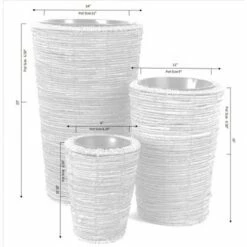 Vintiquewise Wicker Banana Rope Tall Floor Planter with Metal Pot -Cheap Planters Store unnamed file 2504