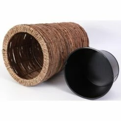 Vintiquewise Wicker Banana Rope Tall Floor Planter with Metal Pot -Cheap Planters Store unnamed file 2505