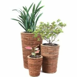 Vintiquewise Wicker Banana Rope Tall Floor Planter with Metal Pot -Cheap Planters Store unnamed file 2508