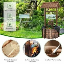 Costway Outdoor Wooden Wishing Well Bucket Flower Plants Planter Patio Garden Home Decor 15 Costway Outdoor Wooden Wishing Well Bucket Flower Plants Planter Patio Garden Home Decor -Cheap Planters Store unnamed file 2514