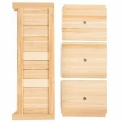 Costway Rectangle Wood Flower Planter Box Portable Raised Vegetable Patio Lawn Garden folding -Cheap Planters Store unnamed file 2564