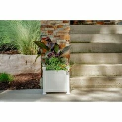 Cardiff Square Planter Box - White - Vita -Cheap Planters Store unnamed file 2598