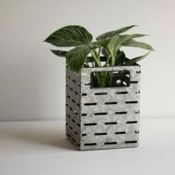 Flower Tin Galvanized Metal Planter - Foreside Home & Garden -Cheap Planters Store unnamed file 2682