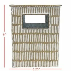 Flower Tin Brass Metal Planter - Foreside Home & Garden -Cheap Planters Store unnamed file 2687