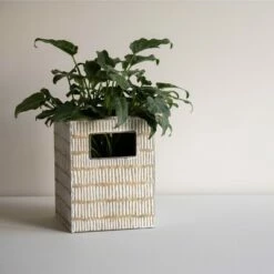 Flower Tin Brass Metal Planter - Foreside Home & Garden -Cheap Planters Store unnamed file 2688