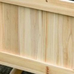 Outsunny 31" x 23" Raised Garden Bed, Elevated Wood Planter Box with Non-Woven Fabric for Vegetable, Flower, Herb in Patio, Backyard, Balcony -Cheap Planters Store unnamed file 2713