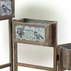 3 Tier Rectangular Wooden Plant Stand With Metal Plate - Alpine Corporation 11 3 Tier Rectangular Wooden Plant Stand With Metal Plate - Alpine Corporation -Cheap Planters Store unnamed file 2719