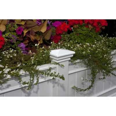 Cambridge Rectangular Planter And Ext Kit - White - Vita 5 Cambridge Rectangular Planter And Ext Kit - White - Vita - Image 3