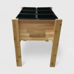 40" Elevated Rectangular Garden Bed With Removable Liners Cedar - GRO Products -Cheap Planters Store unnamed file 2755