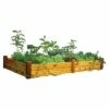 97" x 50" x 13" Raised Rectangular Garden Bed - Gronomics Cedar Unfinished -Cheap Planters Store unnamed file 28
