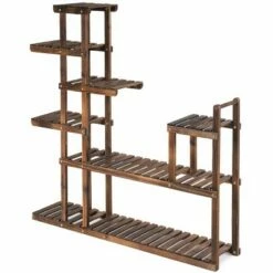 Costway 7-Tier Flower Wood Stand Plant Display Rack Multifunctional Storage Shelf -Cheap Planters Store unnamed file 2825