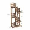 Costway 5-Tier Flower Rack Wood Plant Stand 6 Pots Display Shelf Multifunctional Rack -Cheap Planters Store unnamed file 2862