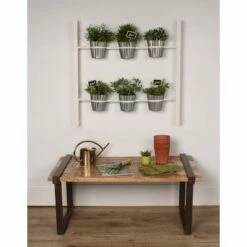 Kate & Laurel All Things Decor Wall Shelf with Planters - White 8 Kate & Laurel All Things Decor Wall Shelf with Planters - White -Cheap Planters Store unnamed file 2894