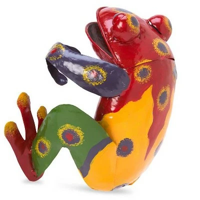 Wind & Weather Metal Frog Pot Huggers, Set of 3 4 Wind & Weather Metal Frog Pot Huggers, Set of 3 - Image 2