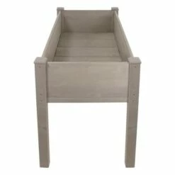 Northlight 4ft Brown Wood Raised Garden Bed Planter Box with Liner -Cheap Planters Store unnamed file 296