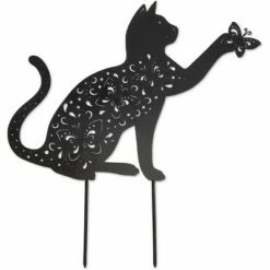 Farmlyn Creek 2 Pack Cat Statue Stakes for Yard and Garden Décor, Lawn Decoration Accessories, Black Metal 9 Farmlyn Creek 2 Pack Cat Statue Stakes for Yard and Garden Décor, Lawn Decoration Accessories, Black Metal -Cheap Planters Store unnamed file 2968