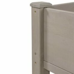 Northlight 4ft Brown Wood Raised Garden Bed Planter Box with Liner -Cheap Planters Store unnamed file 297