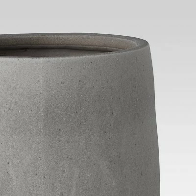 Indoor/Outdoor Earthenware Planter - Smith & Hawken™ Slate Black 5 Indoor/Outdoor Earthenware Planter - Smith & Hawken™ Slate Black - Image 3