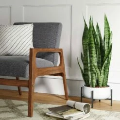 Ceramic/Metal Planter with Stand White - Project 62™