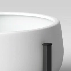 Ceramic/Metal Planter with Stand White - Project 62™ -Cheap Planters Store unnamed file 3055