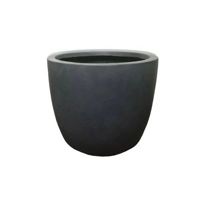 17" Kante Lightweight Concrete Modern Seamless Outdoor Planter - Rosemead Home & Garden, Inc. Slate Gray 11 17" Kante Lightweight Concrete Modern Seamless Outdoor Planter - Rosemead Home & Garden, Inc. Slate Gray - Image 9