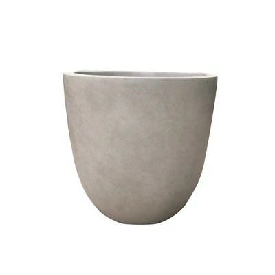 17" Kante Lightweight Concrete Modern Seamless Outdoor Planter - Rosemead Home & Garden, Inc. Slate Gray 13 17" Kante Lightweight Concrete Modern Seamless Outdoor Planter - Rosemead Home & Garden, Inc. Slate Gray - Image 11